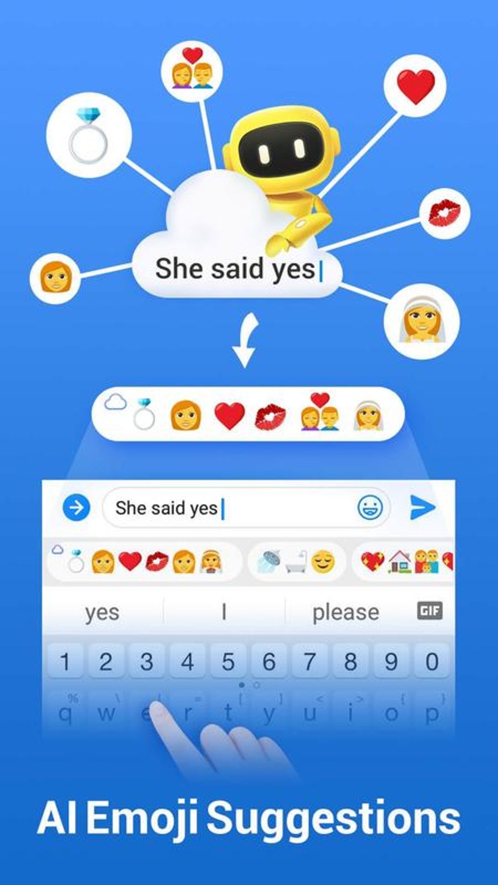 Facemoji Keyboard + GIFs APK Android ダウンロード